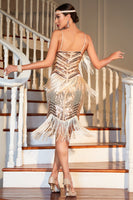 Champagne gatsby clearance dress