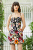 Load image into Gallery viewer, Black Spaghetti Straps Sheath Short Prom Dress with 3D Flowers