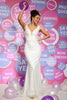 Load image into Gallery viewer, Sparkly Mermaid White Long Prom Dress with Feathers