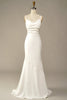 Load image into Gallery viewer, White Mermaid Long Wedding Dress