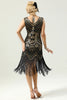 Load image into Gallery viewer, Gold Sequin 1920s Dress