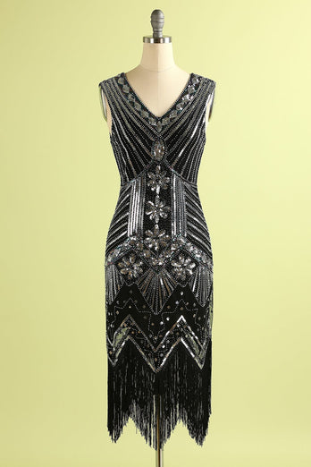 Gold Sequin 1920s Dress