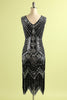 Load image into Gallery viewer, Gold Sequin 1920s Dress