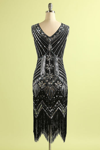 Gold Sequin 1920s Dress