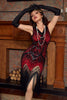 Load image into Gallery viewer, Gold Sequin 1920s Dress