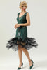 Load image into Gallery viewer, Green Sequins Glitter Fringe 1920s Dress