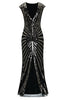 Load image into Gallery viewer, Green Mermaid 1920s Sequined Flapper Dress