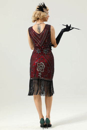 Sleeveless 1920s Gatsby Dress