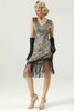 Load image into Gallery viewer, Sleeveless 1920s Gatsby Dress