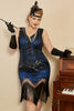 Load image into Gallery viewer, Sequin Dark Green Plus Size 1920s Flapper Dress