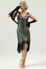 Load image into Gallery viewer, Black Sleeveless 1920 Dress