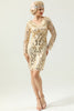 Load image into Gallery viewer, Black Gatsby 1920s Dress