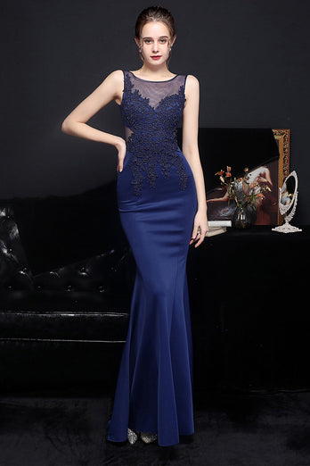 Apricot Long Evening Dress