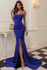 Load image into Gallery viewer, Black Mermaid Sweetheart Long Prom Dress