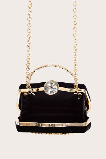 Black Beading Handbag