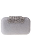 Load image into Gallery viewer, Golden Beaded Prom Clutch with Crystals