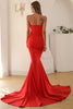 Load image into Gallery viewer, Black Mermaid Sweetheart Long Prom Dress